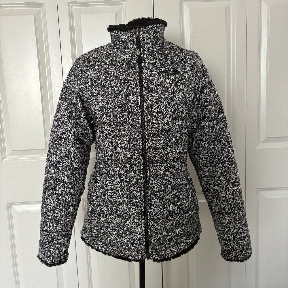North face reversible puffer coat